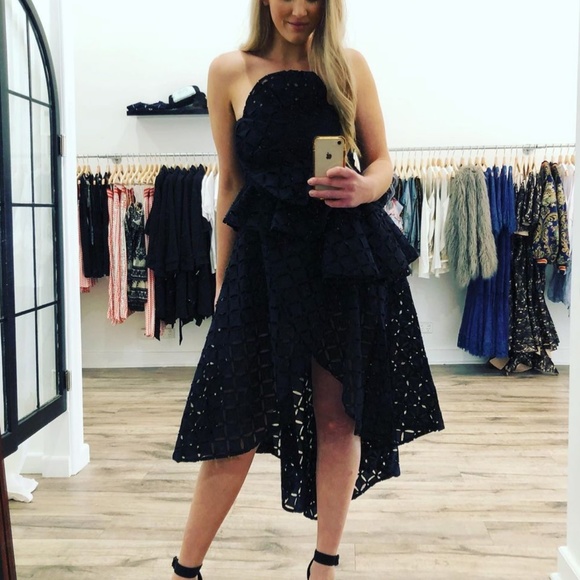 Thurley “Dark Arts” Tiered Midi Dress in Black - Picture 3 of 11